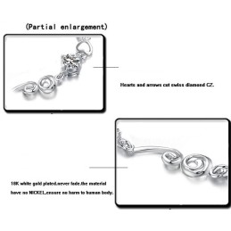Qualität Und Quantität Gesichert Weibliche Platin Plating Titan Armband Mit Strass