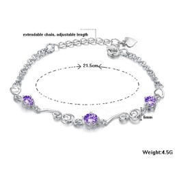Qualität Und Quantität Gesichert Weibliche Platin Plating Titan Armband Mit Strass