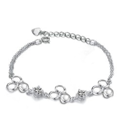 Große Auswahl An Damen-Armbändern Aus Farbechtem Platiniertem Titan