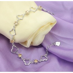 Die Königin Der Qualität Weibliches Sweetheart iertes Titanarmband Mit Diamant