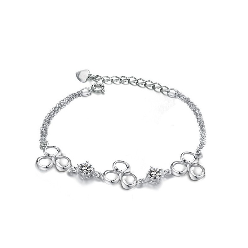 Qualität Und Quantität Gesichert Weibliche Platin Plating Titan Armband Mit Diamant