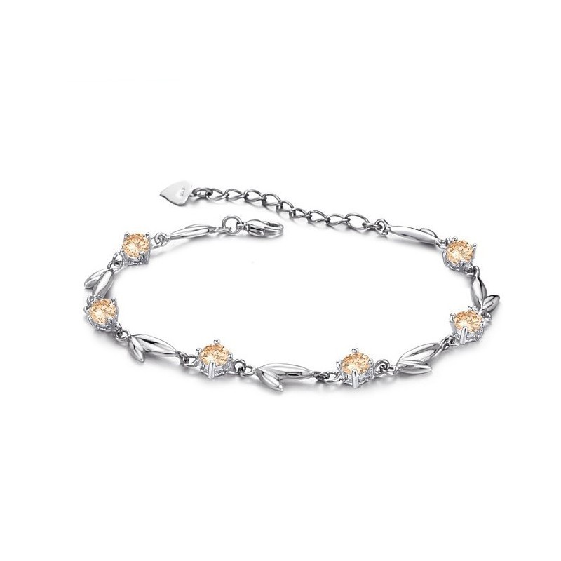 Komplett In Spezifikationen Weibliche  Beschichtung Titan Armband Mit Diamant