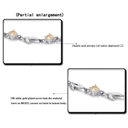 Komplett In Spezifikationen Weibliche  Beschichtung Titan Armband Mit Diamant