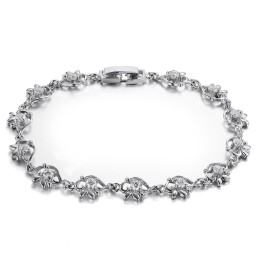 Weltweit Bekanntes Damenarmband Aus Platiniertem Titan