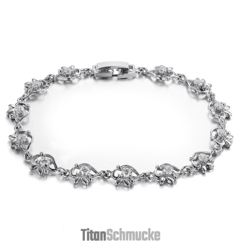 Weltweit Bekanntes Damenarmband Aus Platiniertem Titan Weltweit Bekanntes Damenarmband Aus Platiniertem Titan
