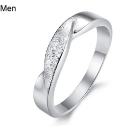 Um Eine Lange Geschichte Zu Haben: Platinierter Titanring Für Liebhaber