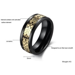 Die Königin Der Qualität Schwarzer Wolfram-Keramikring
