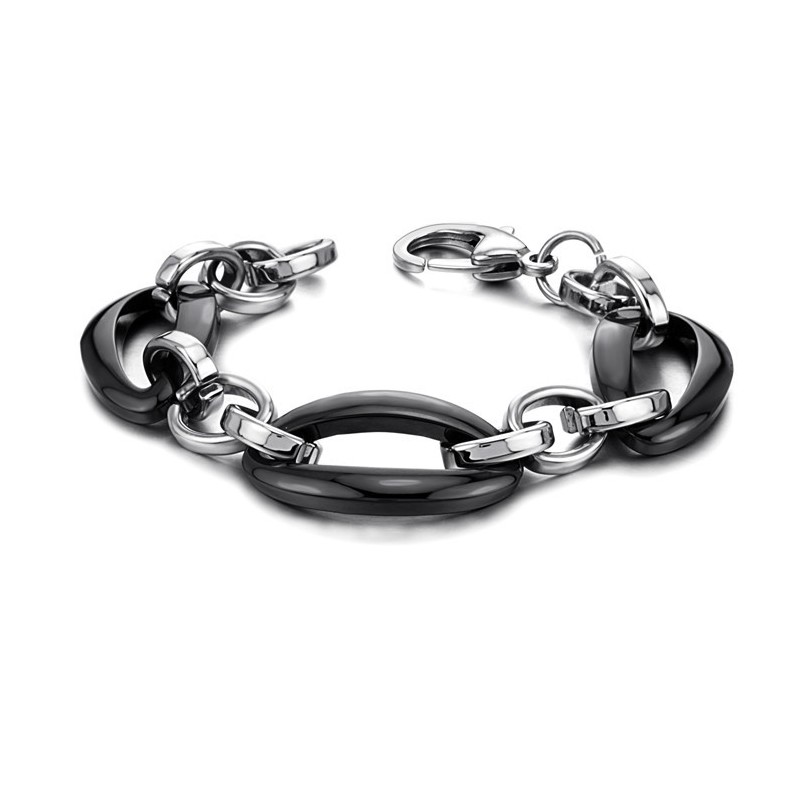 Große Auswahl An Weiblichen Ellipsen-Wolfram-Keramik-Armbändern