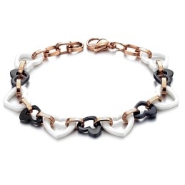 Zuverlässige Leistung Weibliches Sweetheart Wolfram-Keramik-Armband