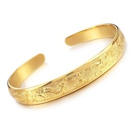 Hochwertiger Damen-Armreif Mit 18 Karat Goldbeschichtung