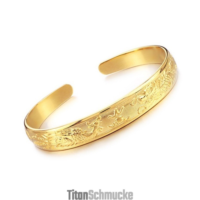 Hochwertiger Damen-Armreif Mit 18 Karat Goldbeschichtung Hochwertiger Damen-Armreif Mit 18 Karat Goldbeschichtung