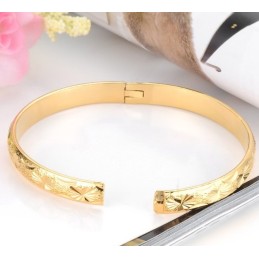 Stabile Qualität Damen Elegant 18K Vergoldet Armreif