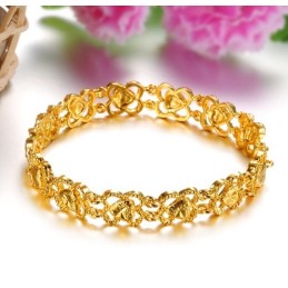 Hochwertiges, 18 Karat Vergoldetes Damen-Sweetheart-Armband