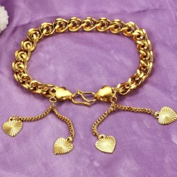 Qualität Und Quantität Garantiert, Weibliches Sweetheart-Armband Mit 18 Karat Goldbeschichtung