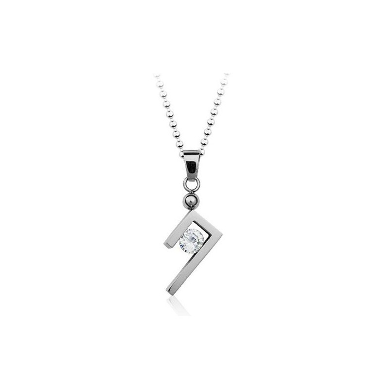 Schlichter Und Stilvoller metallisch grau-Titan-Anhänger – Kostenlose Kette
