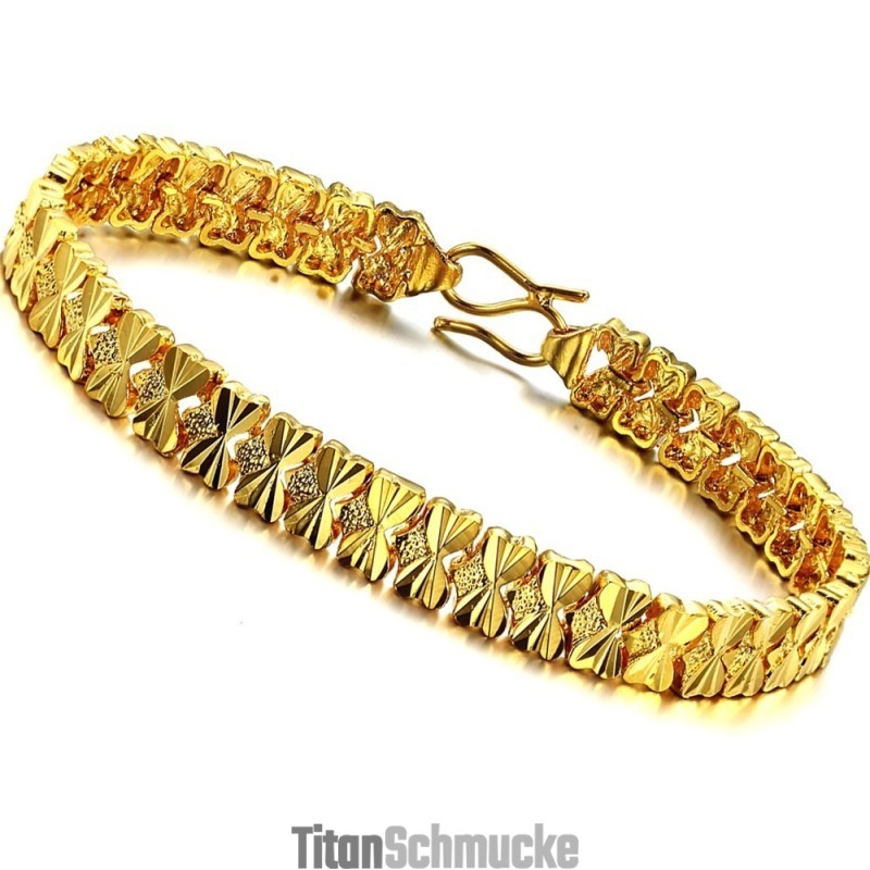 Langlebiges Damenarmband Mit 18 Karat Vergoldung