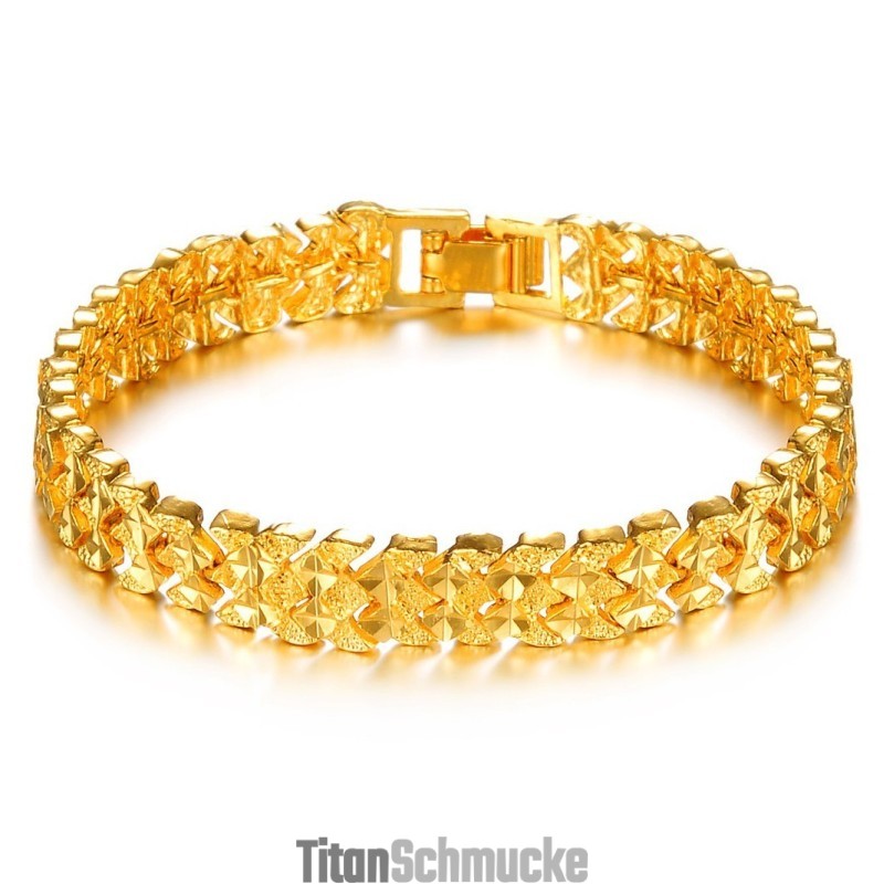 Hochwertiges, 18 Karat Vergoldetes Damenarmband