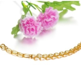 Qualität Und Quantität Garantiert, 18 Karat Vergoldetes Damenarmband