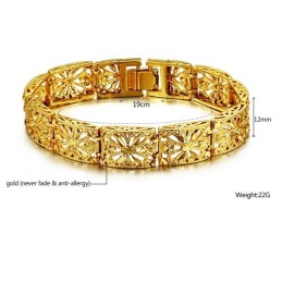 Qualität Und Quantität Gesichert Weibliches Hohles 18K Vergoldetes Armband