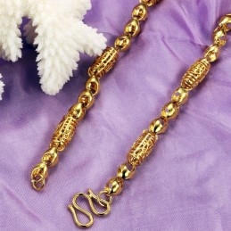 Weltweit Bekannte, Hohle Halskette Für Damen, 18 Karat Vergoldet