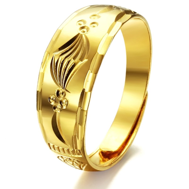 Zuverlässiger Ruf Weiblicher Prägnanter 18 Karat Vergoldeter Ring
