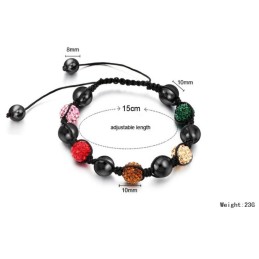 Hochwertiges Damenarmband In Kugelform Mit Kristallen