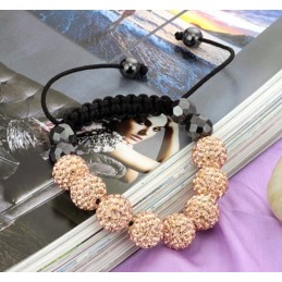 Einfach Zu Verwendendes Weibliches Kugel-Kristallarmband