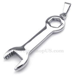 Halskette Mit Anhänger Aus Titan Mit Schraubenschlüssel Und Spanner (Inklusive Kette)