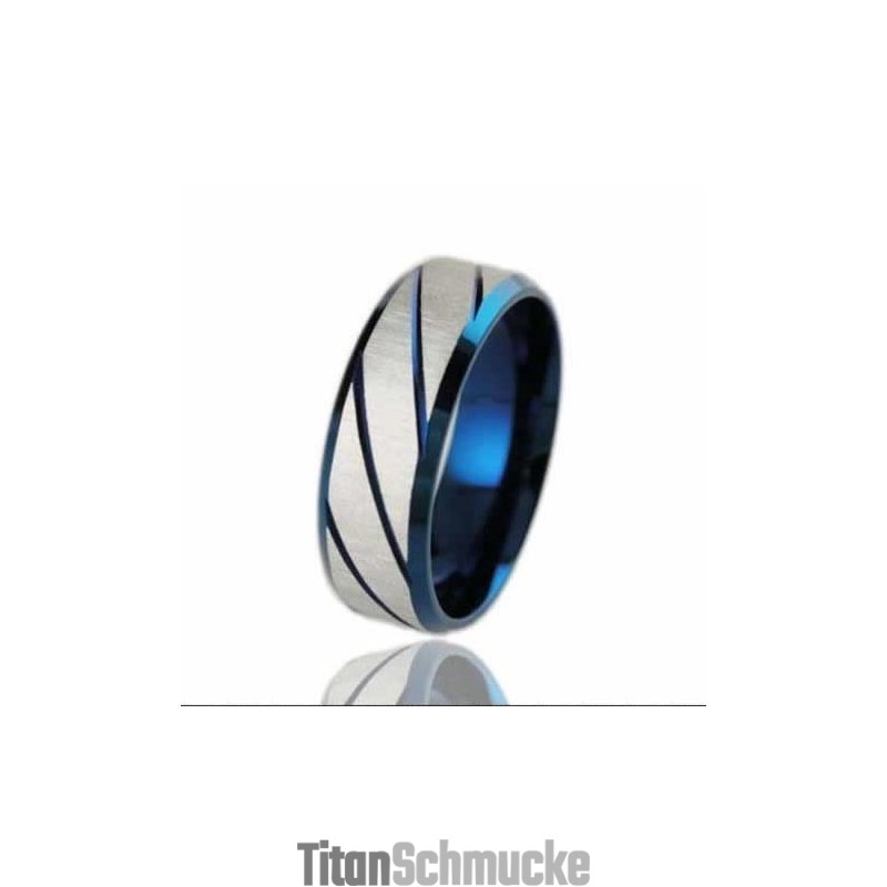 7 Mm Gerillter Titanring 7 Mm Gerillter Titanring