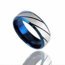 7 Mm Gerillter Titanring