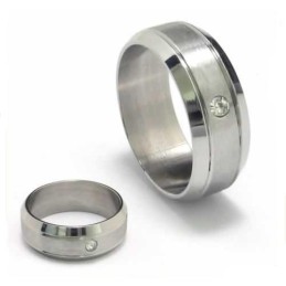 8 Mm -Unisex-Bandring Aus Titan