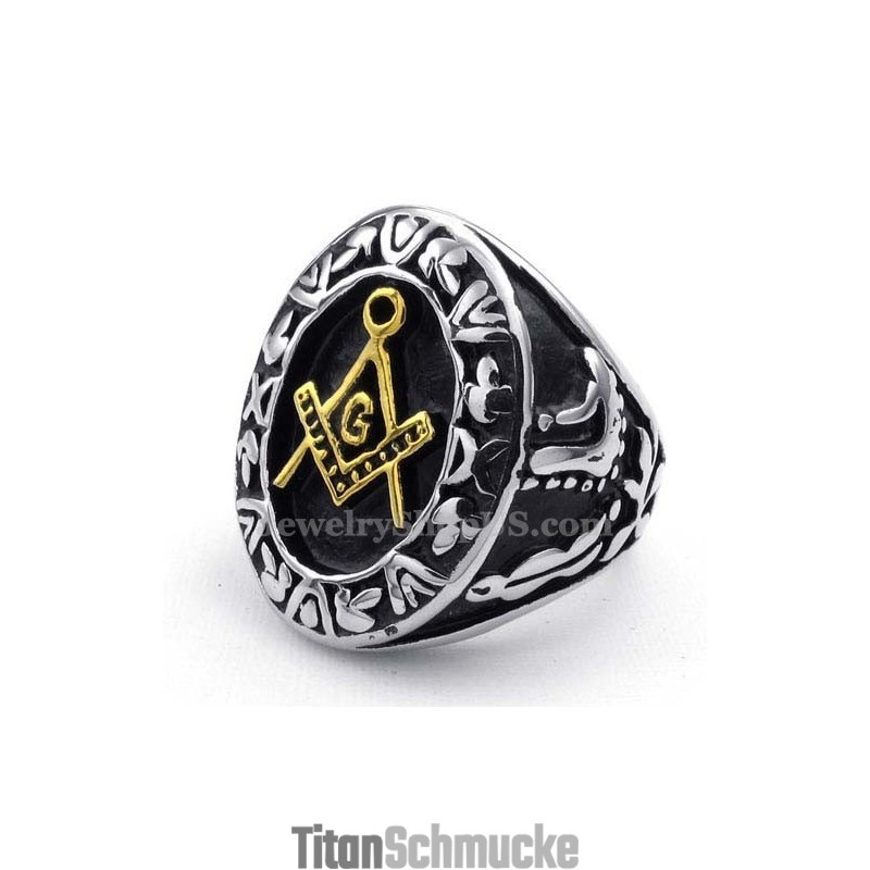 Freimaurerring Aus Titan Freimaurerring Aus Titan