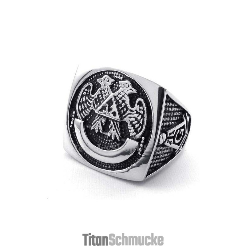 Freimaurerring Aus Titan Freimaurerring Aus Titan