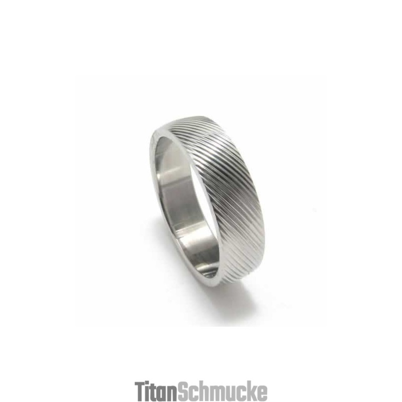 6 Mm Titanring Mit Kreuzmaserung 6 Mm Titanring Mit Kreuzmaserung