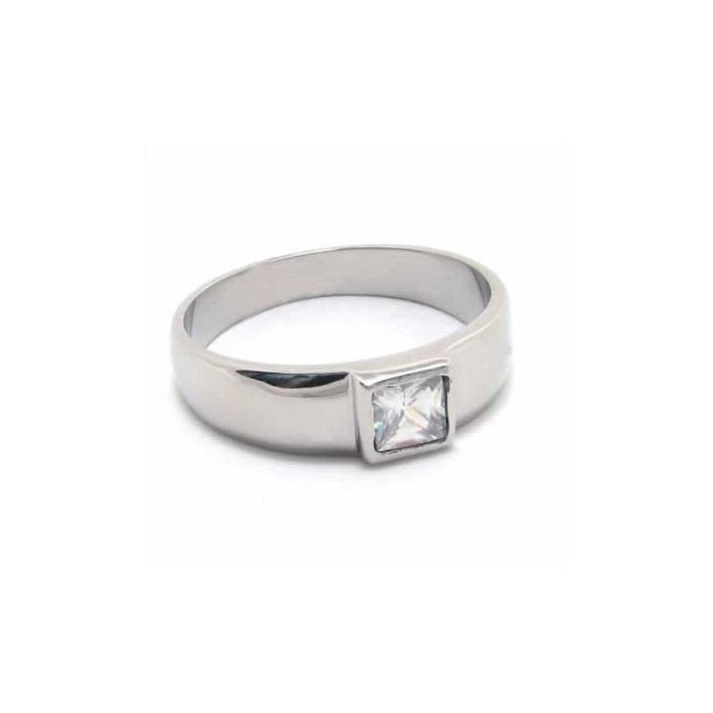 6 Mm Court-Band-Ring Aus Titan Mit
