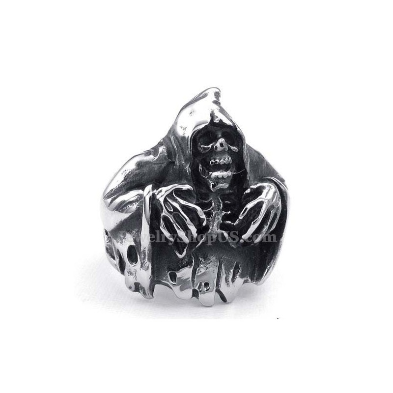 Totenkopfring Aus Titan Totenkopfring Aus Titan