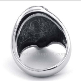 Totenkopfring Aus Titan