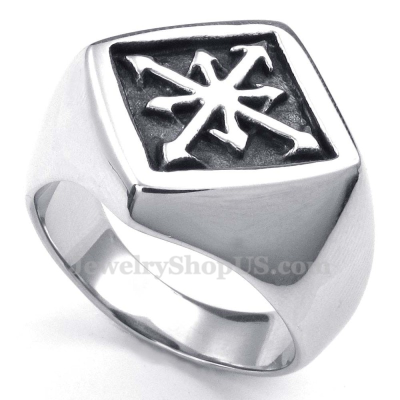 Titan-Ring Mit Pfeilkreuz