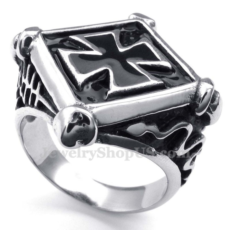 Titan-Ring Mit Rautenkreuz