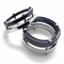 Two Circles Herrenring Aus Titan, 6 Mm