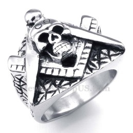 Titan Freimaurer Totenkopf Ring