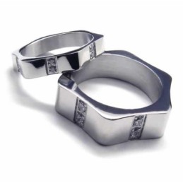 6 Mm Court-Band-Ring Aus Titan Mit