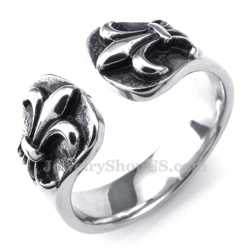 Titanring Mit Kreuzblumenöffnung