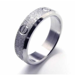 Gebürsteter 6-Mm-Titanring