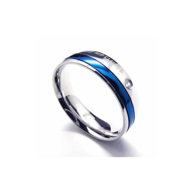 Mm Diamant-Unisex-Bandring Aus Titan Mm Diamant-Unisex-Bandring Aus Titan