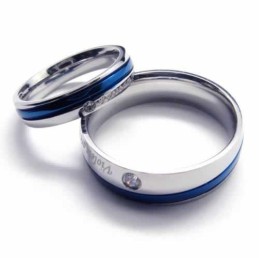 Mm -Unisex-Bandring Aus Titan