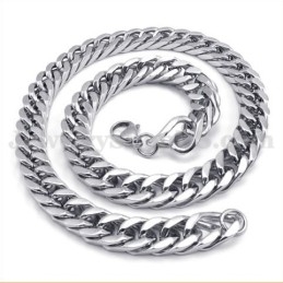 Heißer Verkauf Silber Herren Titan Halskette Kette