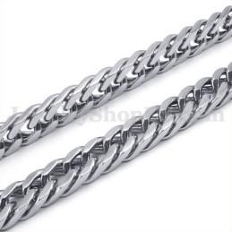 Heißer Verkauf Silber Herren Titan Halskette Kette