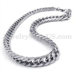 Heißer Verkauf Silber Herren Titan Halskette Kette