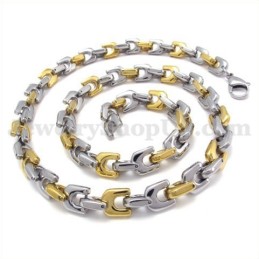 Mode Gold Herren Titan Halskette Kette